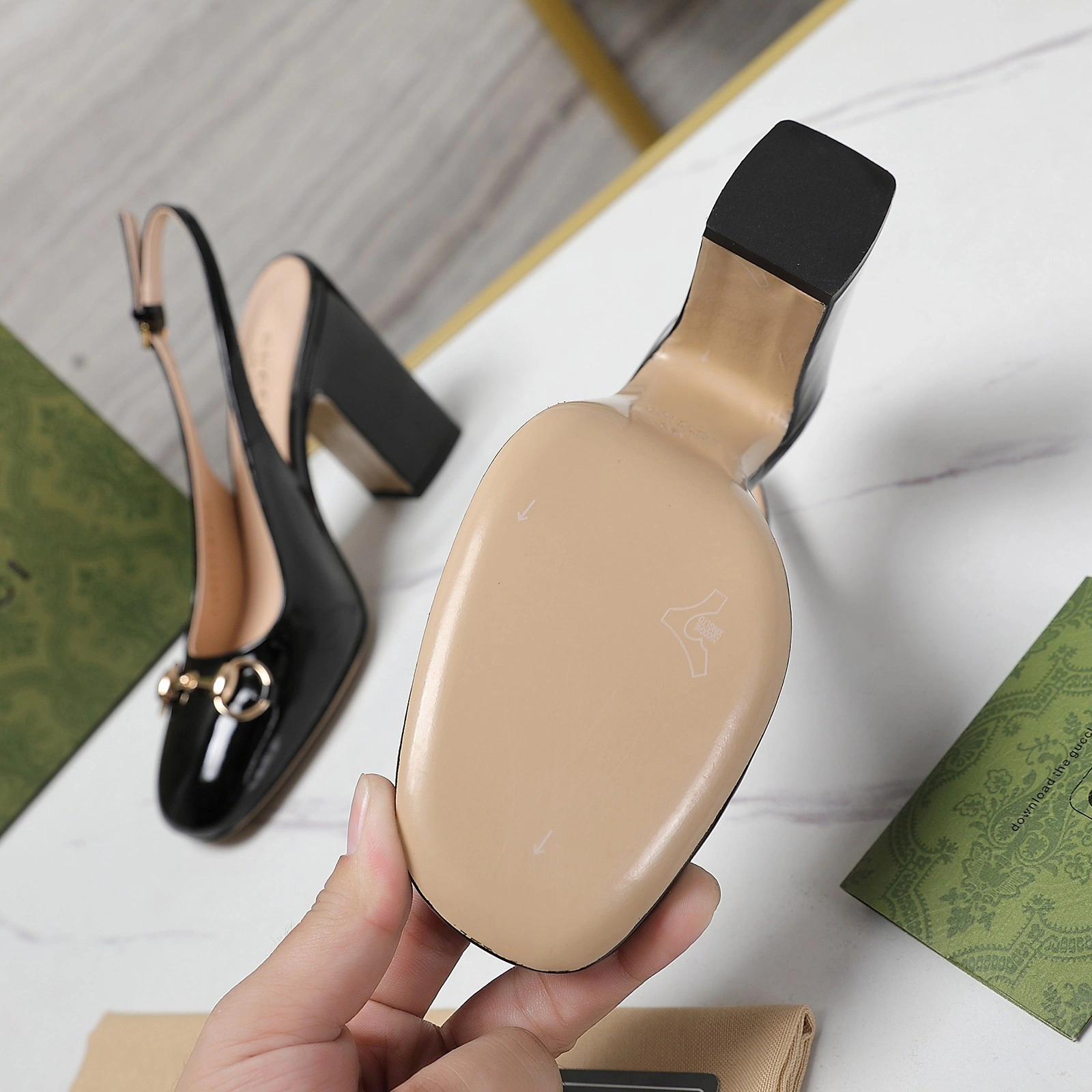 &COCO-- 6u33i 794324 BNC00 1000 cowhide sheepskin Heel height：6.5CM item:D-X000H2813
